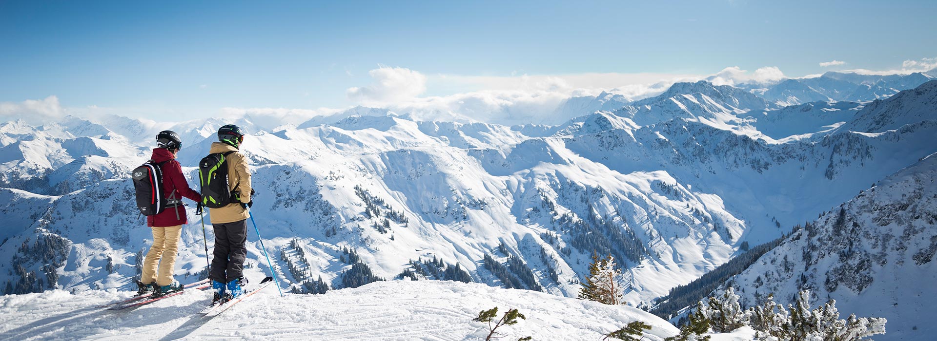 Freeride Skifahren Saalbach